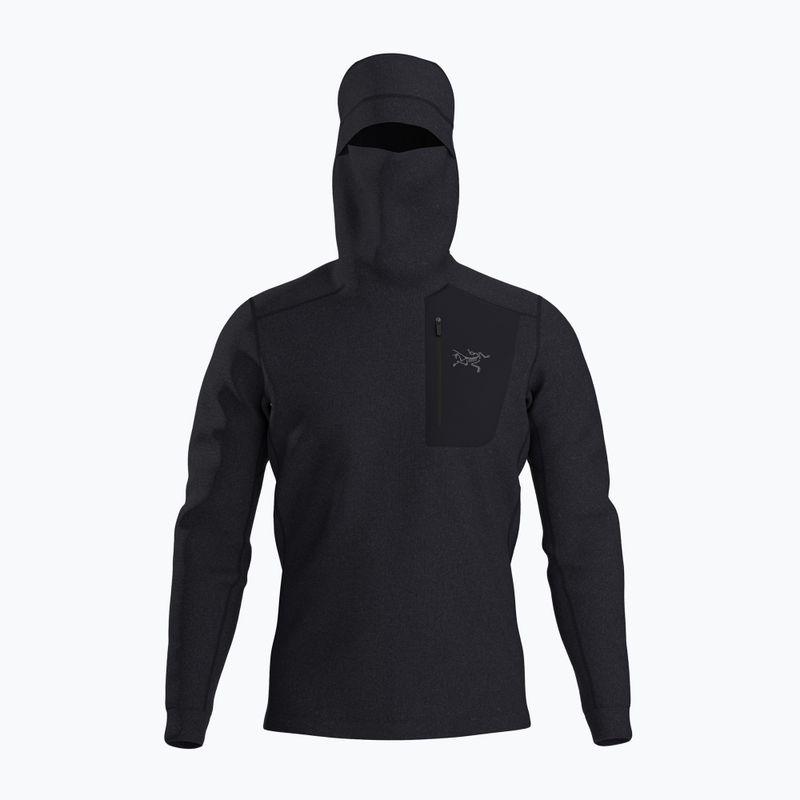 Pánska trekkingová mikina Arcteryx Rho LT Hoody čierna
