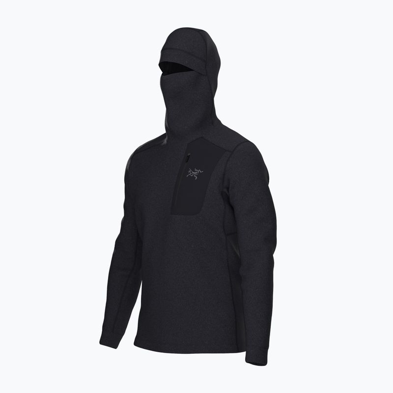 Pánska trekkingová mikina Arcteryx Rho LT Hoody čierna 3