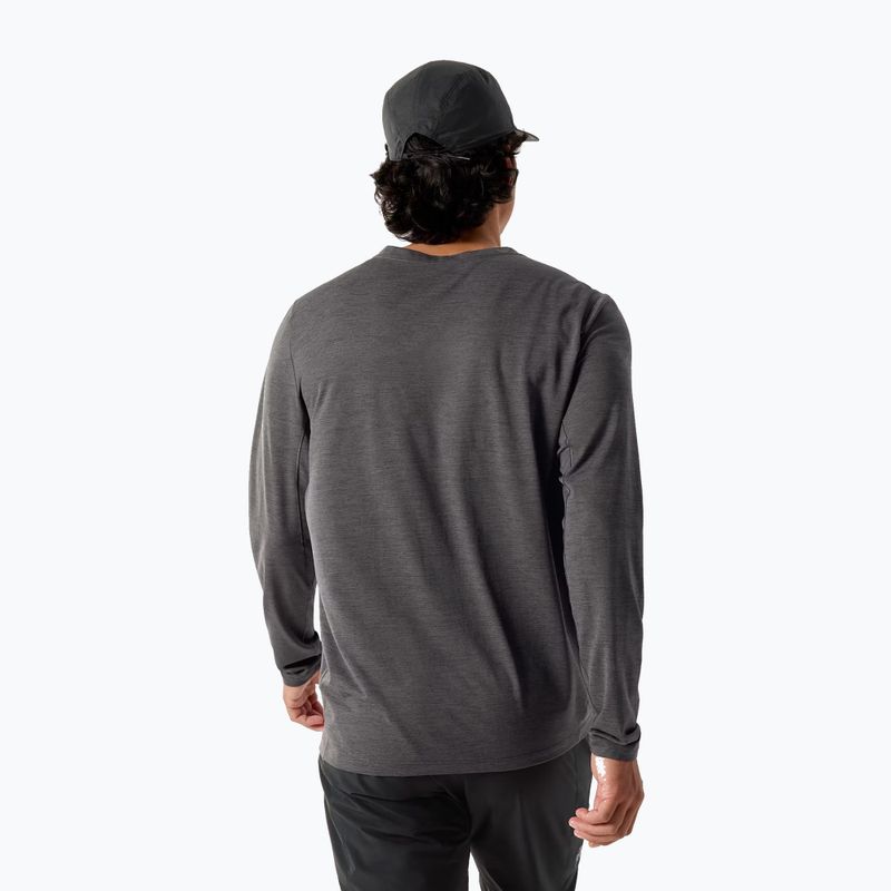 Pánsky trekkingový longsleeve Arc'teryx Cormac Crew black heather 2
