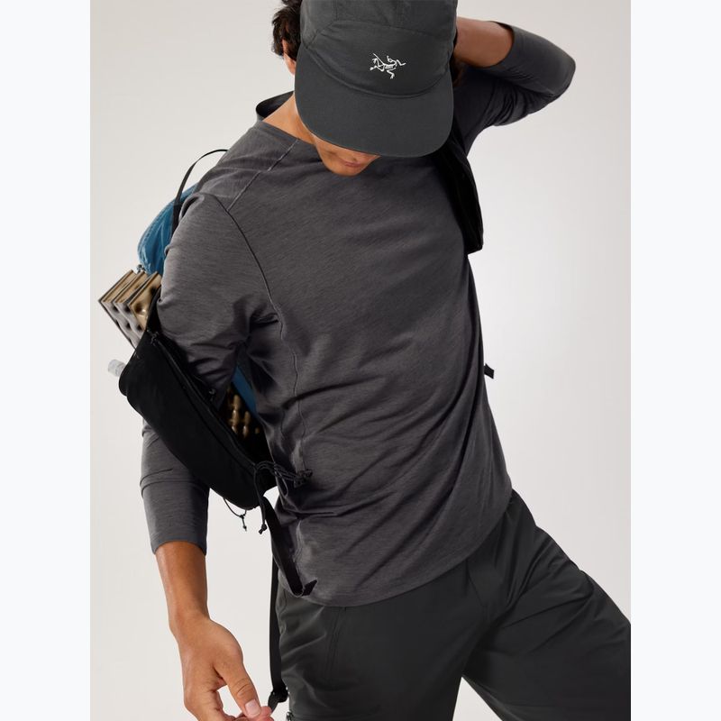Pánsky trekkingový longsleeve Arc'teryx Cormac Crew black heather 4