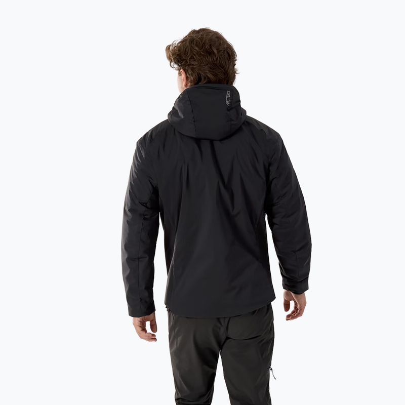 Pánska zateplená bunda Arc'teryx Atom Hoody čierna 2