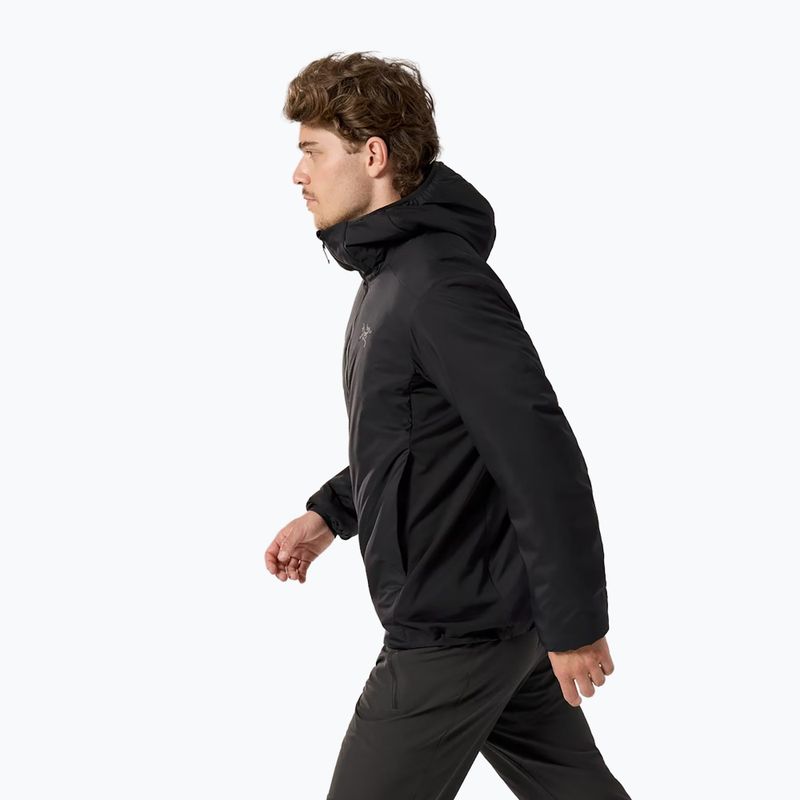 Pánska zateplená bunda Arc'teryx Atom Hoody čierna 3