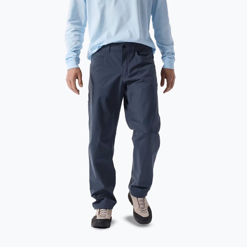 Pánske trekingové nohavice Arcteryx Kragg Cotton black sapphire