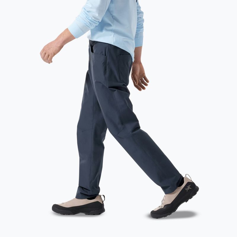 Pánske trekingové nohavice Arcteryx Kragg Cotton black sapphire 4