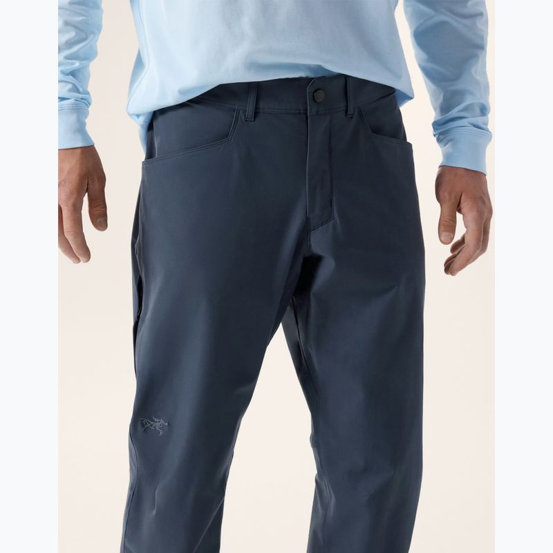 Pánske trekingové nohavice Arcteryx Kragg Cotton black sapphire 6