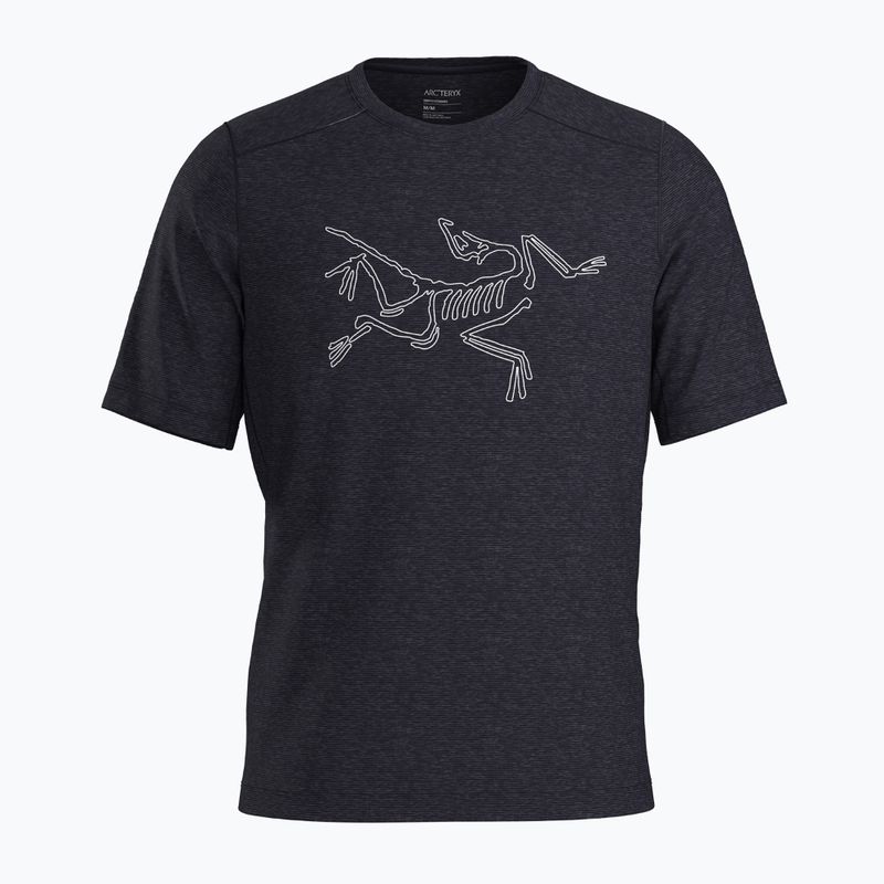 Pánske tričko Arc'teryx Cormac Logo SS black heather