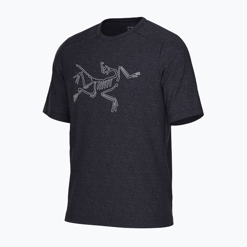 Pánske tričko Arc'teryx Cormac Logo SS black heather 3