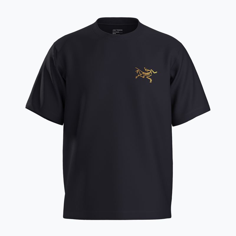 Pánske tričko Arcteryx Kragg Cotton Logo 24k black