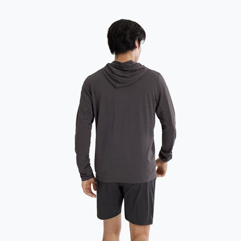 Mužský longsleeve Arc'teryx Cormac Hoody čierny melír 2