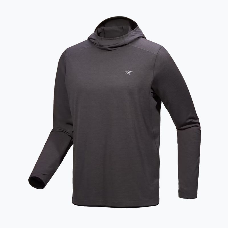 Mužský longsleeve Arc'teryx Cormac Hoody čierny melír 5