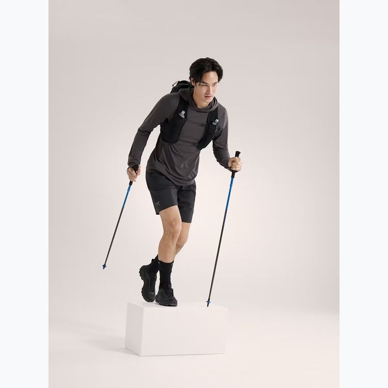 Mužský longsleeve Arc'teryx Cormac Hoody čierny melír 6