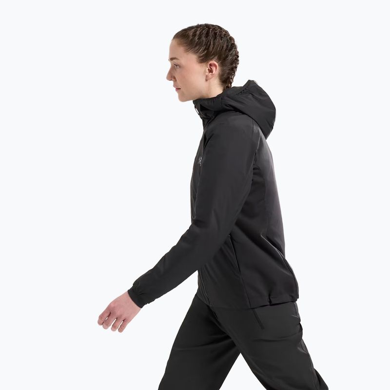 Ženska zimska jakna Arc'teryx Atom Hoody crna 3