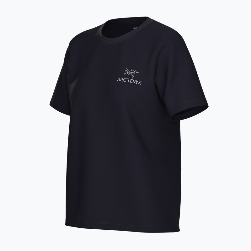 Dámske tričko Arcteryx Kragg Sl Cotton Emblem Crew black 3