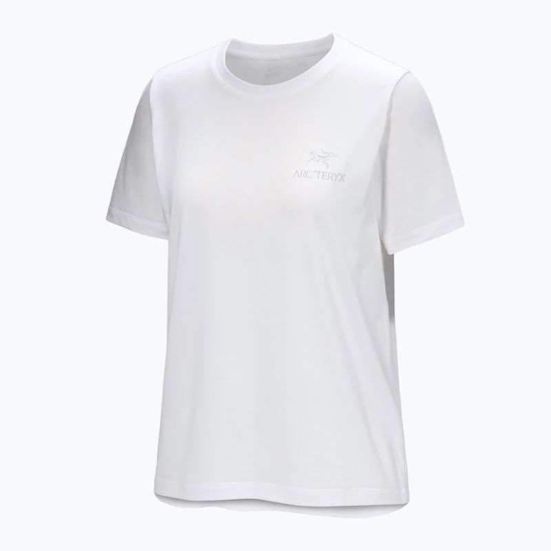 Dámske tričko Arcteryx Kragg Sl Cotton Emblem Crew white light 6