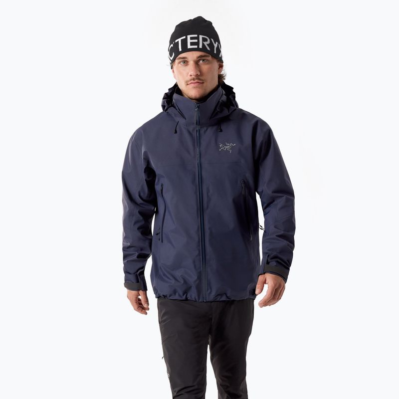 Muška kišna jakna Arc'teryx Beta AR crna safirna