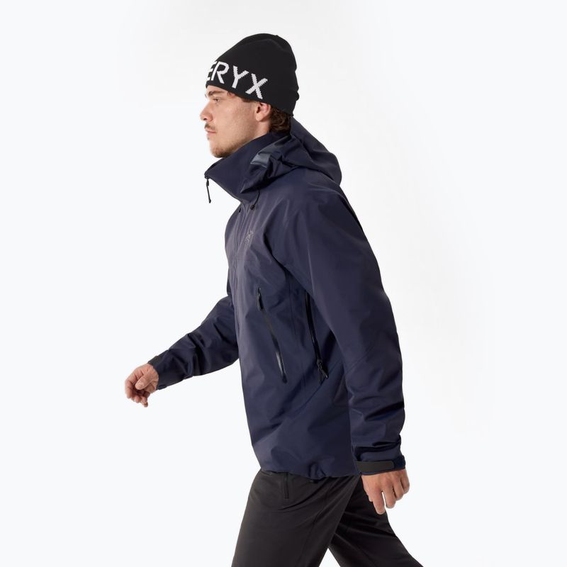 Muška kišna jakna Arc'teryx Beta AR crna safirna 3