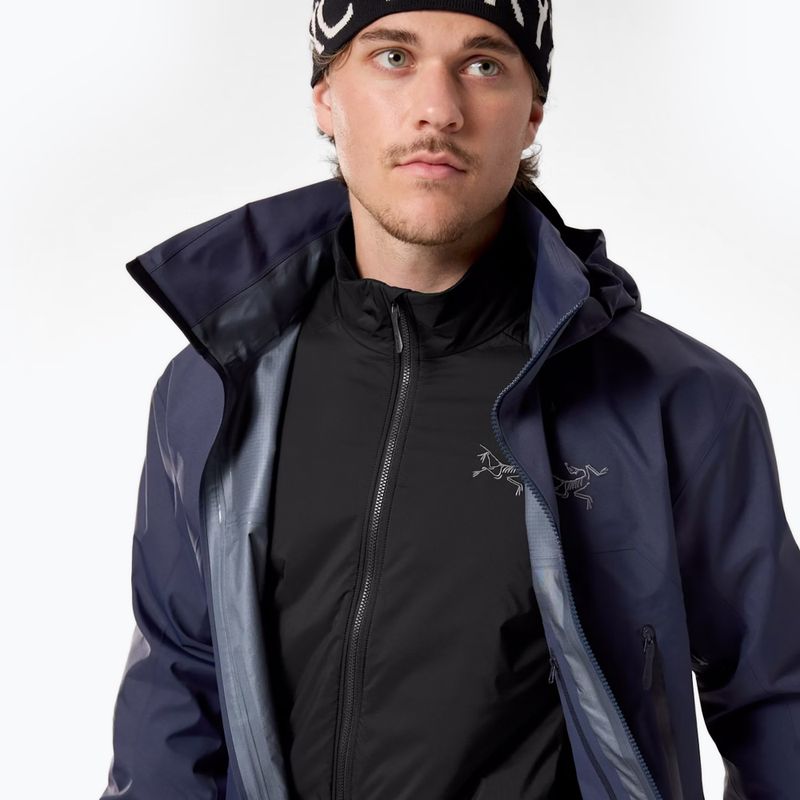 Muška kišna jakna Arc'teryx Beta AR crna safirna 6