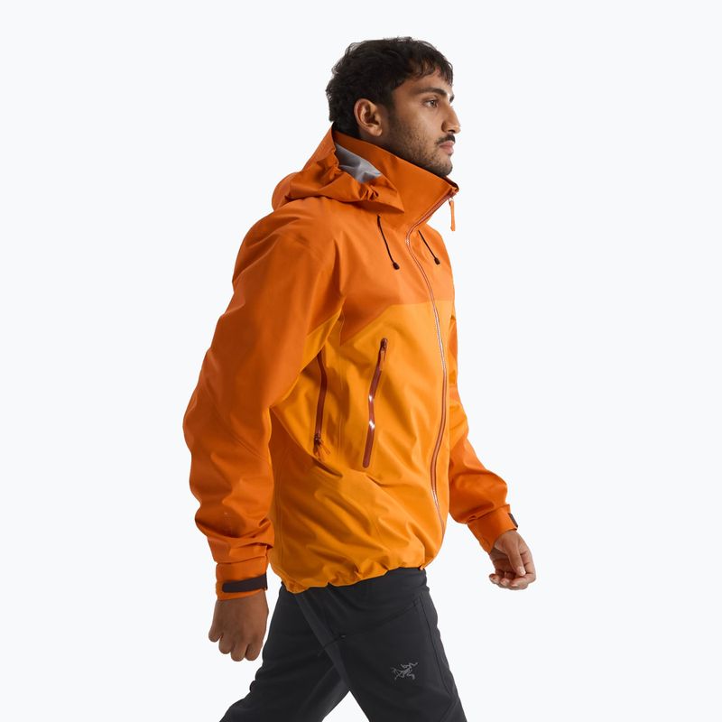 Muška kišna jakna Arcteryx Beta AR copper sky/blaze 3