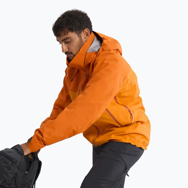 Muška kišna jakna Arcteryx Beta AR copper sky/blaze 5