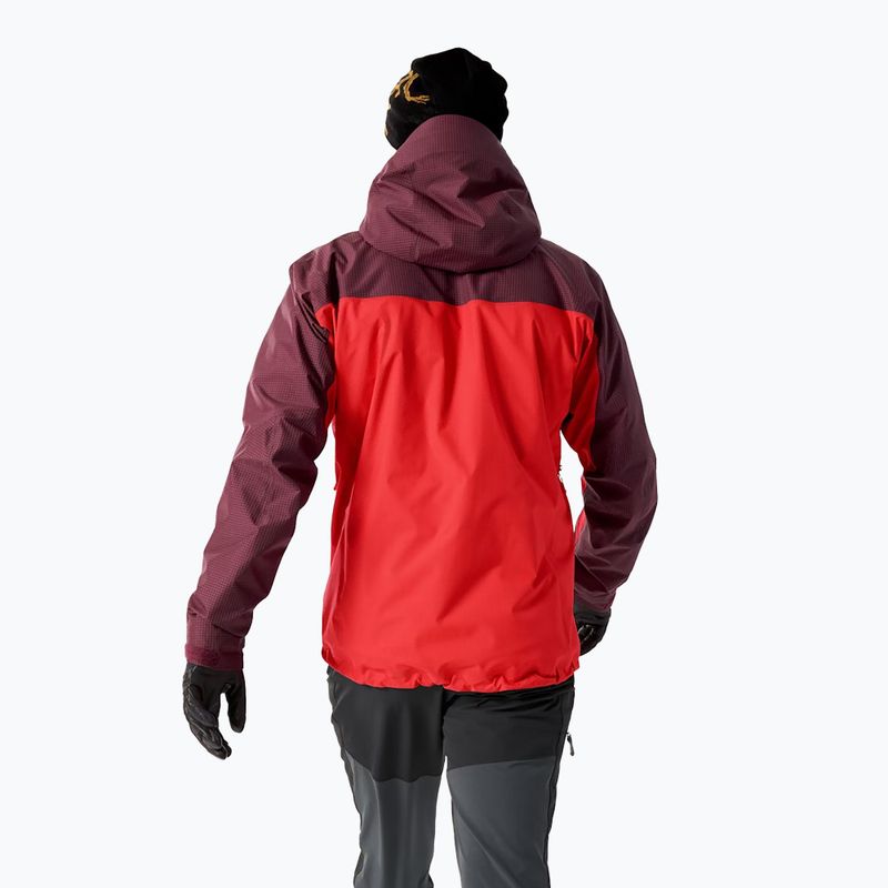 Men's rain jacket Arcteryx Alpha mars/dynasty 2