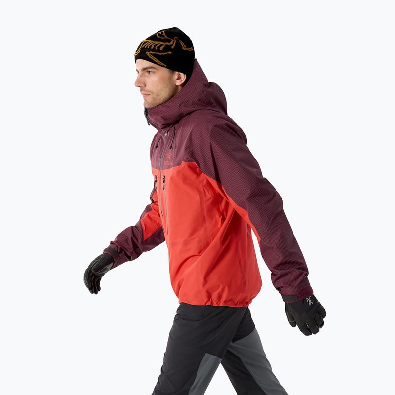 Men's rain jacket Arc'teryx Alpha mars/dynasty 3