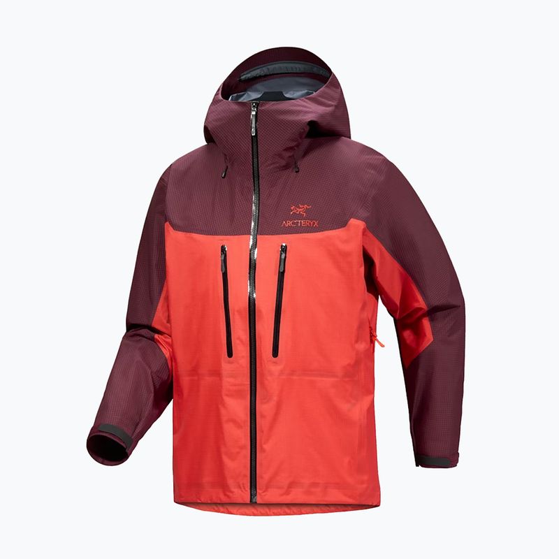 Men's rain jacket Arcteryx Alpha mars/dynasty 5