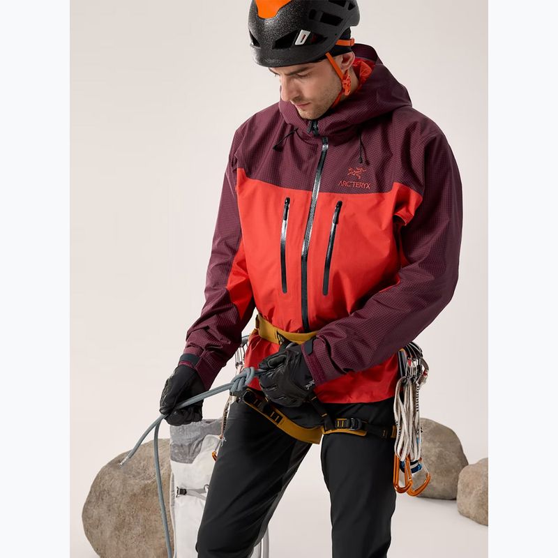 Men's rain jacket Arc'teryx Alpha mars/dynasty 8