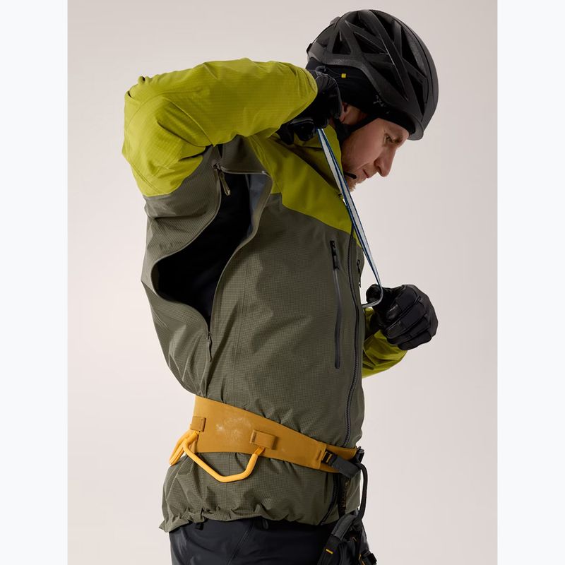 Muška kišna jakna Arc'teryx Alpha olive moss/tatsu 11