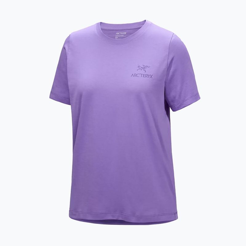 Damska koszulka Arc'teryx Kragg Sl Cotton Emblem Crew aster 6
