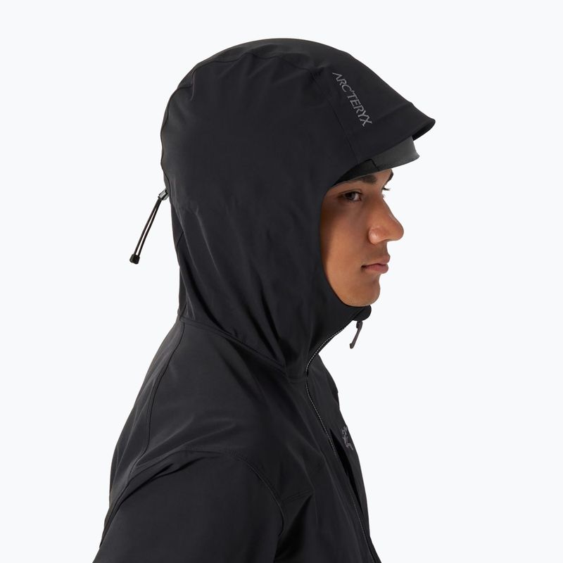Muška trekking jakna Arcteryx Gamma Hoody crna 5