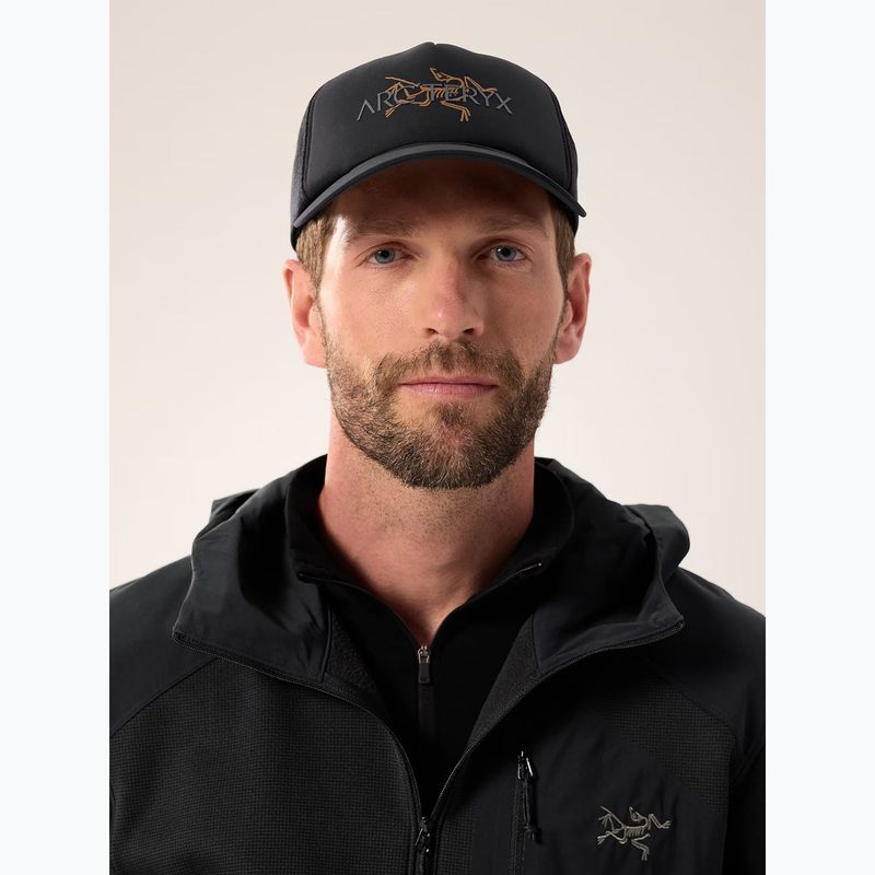 Čiapka s billom Arc'teryx Bird Word 24k black 6