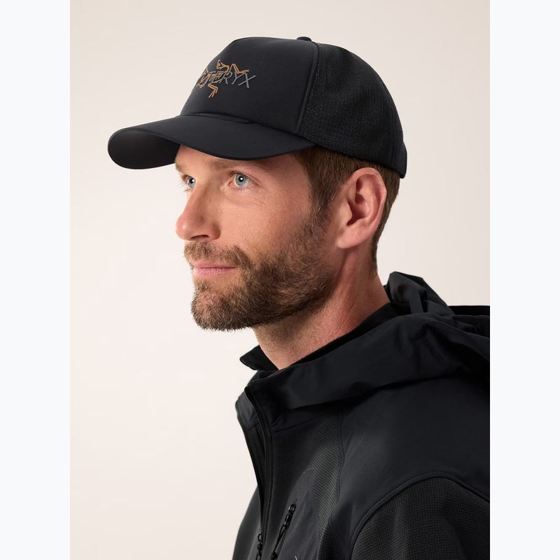Čiapka s billom Arc'teryx Bird Word 24k black 8