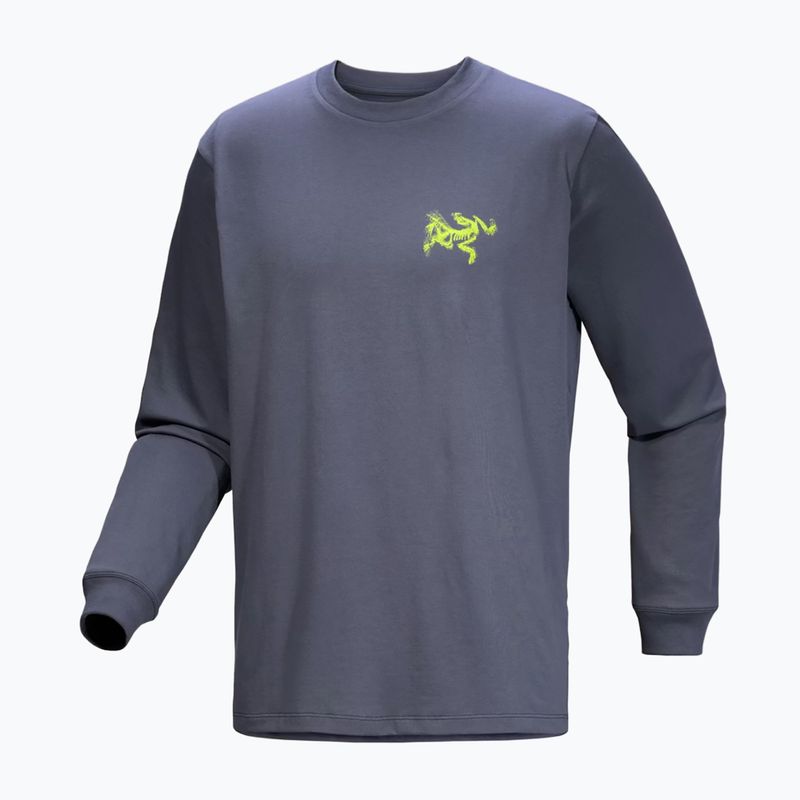Pánske tričko longsleeve Arcteryx Kragg SL Cotton Bird Tile dark stratus/euphoria 5