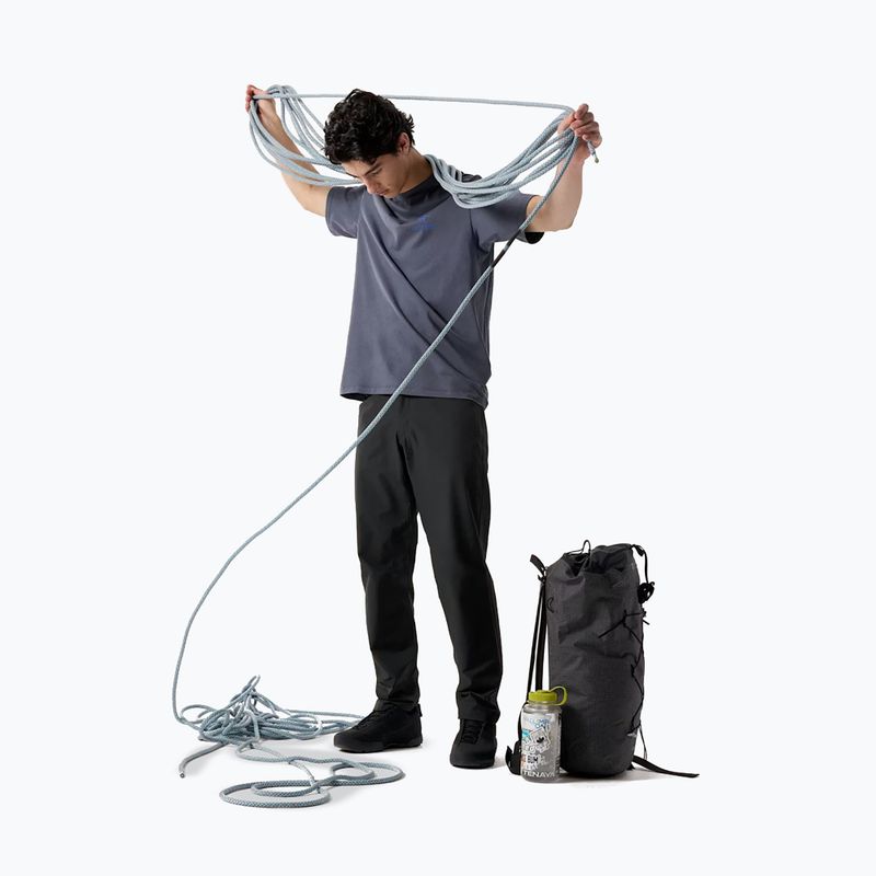 Pánske tričko Arc'teryx Kragg Sl Cotton Bird Word dk stratus/fluidity 2