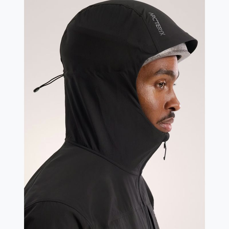 Pánska softshellová bunda Arcteryx Gamma Lightweight Hoody black 5