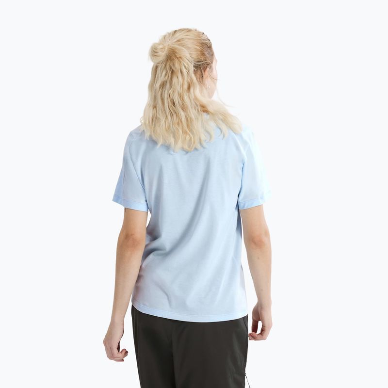 Dámske tričko Arcteryx Kragg Sl Cotton Emblem Crew mallow alpine blue 3