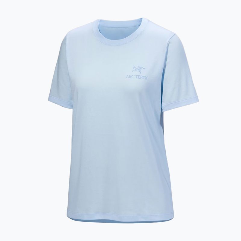 Dámske tričko Arcteryx Kragg Sl Cotton Emblem Crew mallow alpine blue 6