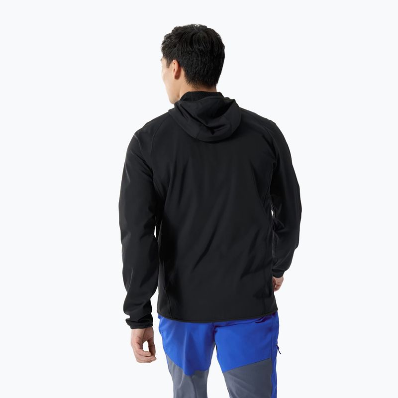 Pánska fleecová mikina Arcteryx Delta Hoody black sapphire 3