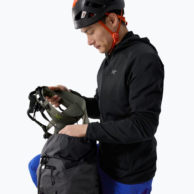 Pánska fleecová mikina Arcteryx Delta Hoody black sapphire 6