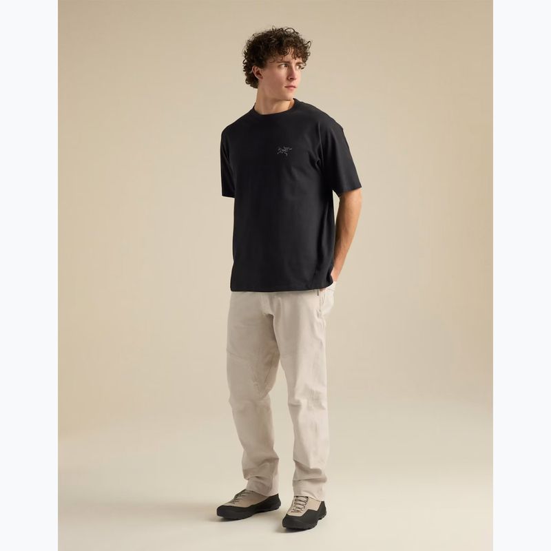 Pánske tričko Arcteryx Kragg Cotton Emblem Crew SS black 2