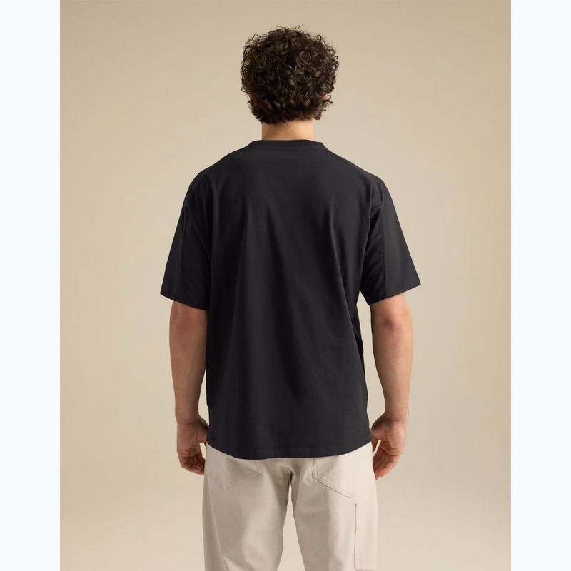 Pánske tričko Arcteryx Kragg Cotton Emblem Crew SS black 3