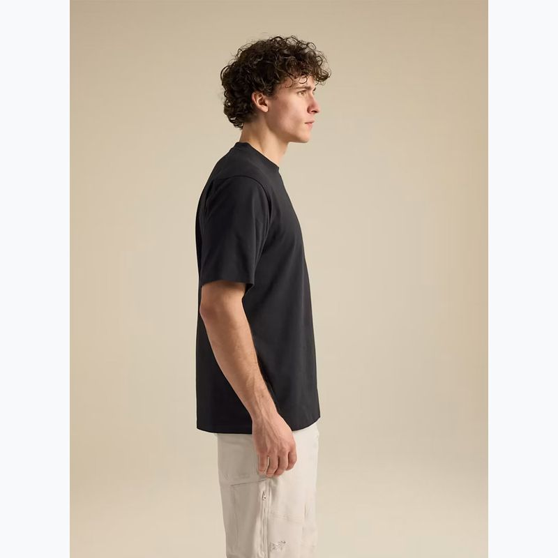Pánske tričko Arcteryx Kragg Cotton Emblem Crew SS black 4