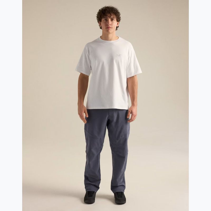 Pánske tričko Arcteryx Kragg Cotton Emblem Crew SS white light 2