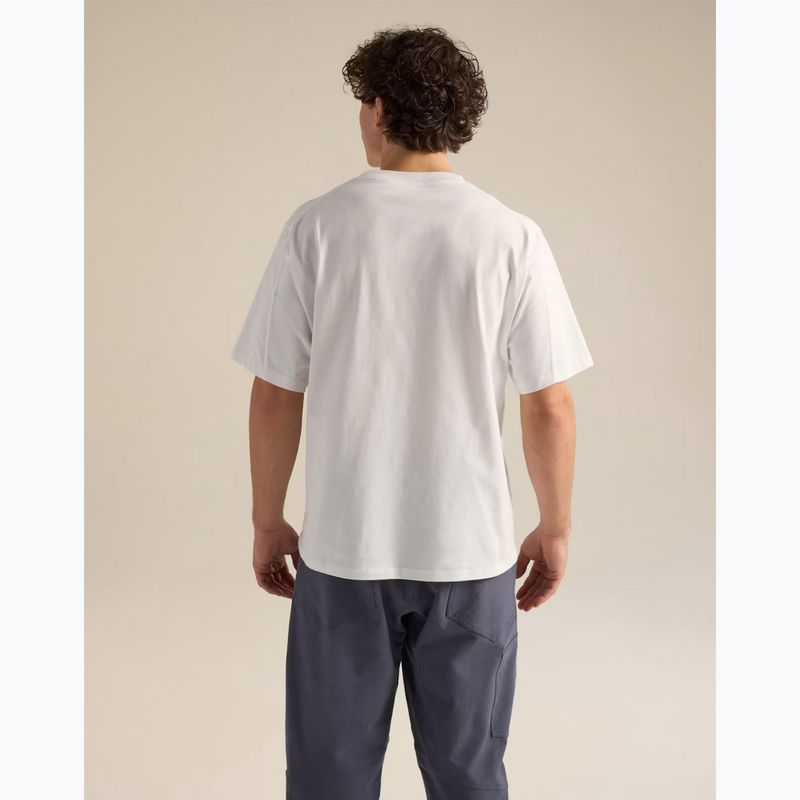Pánske tričko Arcteryx Kragg Cotton Emblem Crew SS white light 3