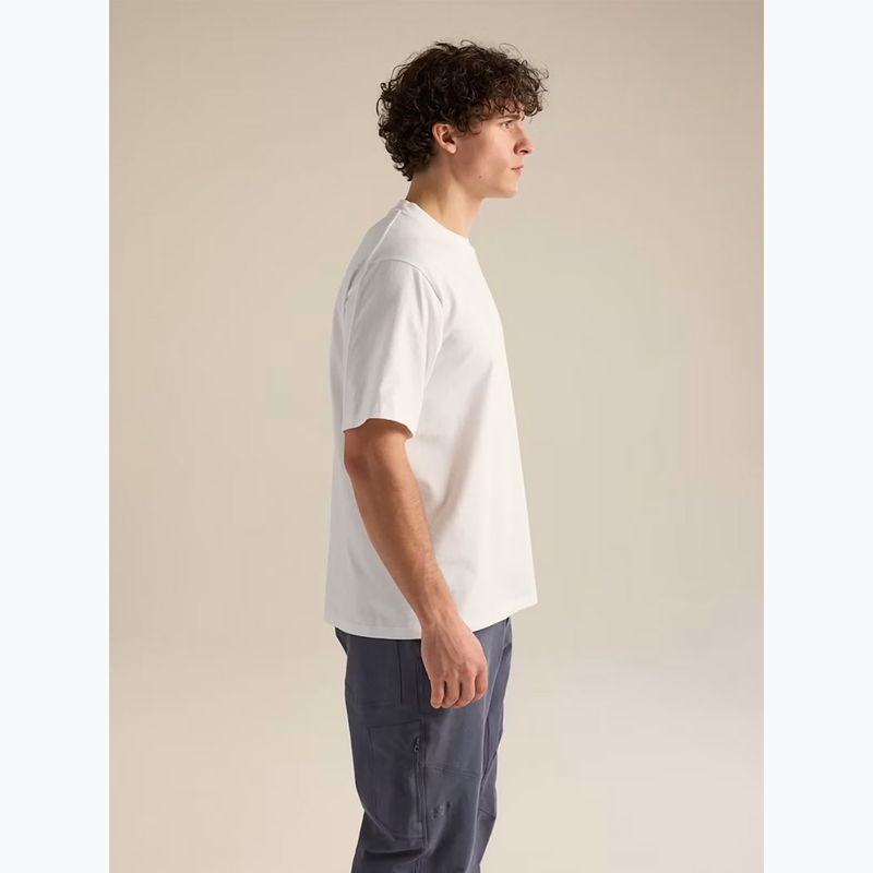 Pánske tričko Arcteryx Kragg Cotton Emblem Crew SS white light 5
