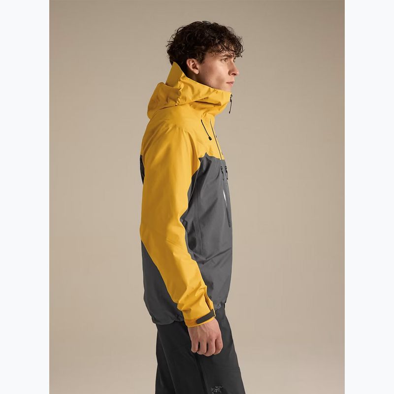 Pánska softshellová bunda Arcteryx Alpha larch/dk grey 5