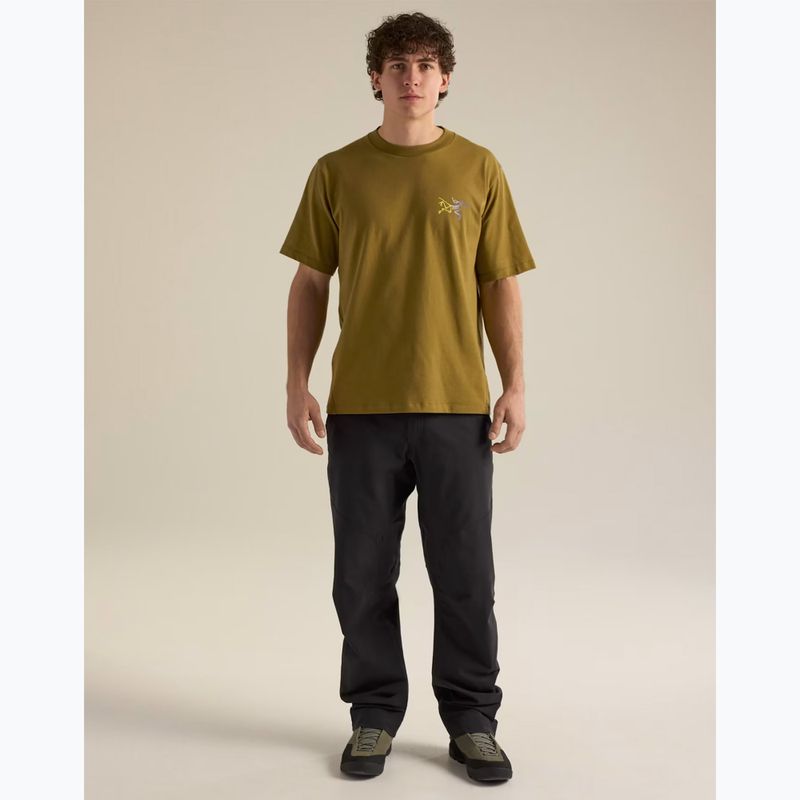 Pánske tričko Arcteryx Kragg Cotton Logo SS bracken 2
