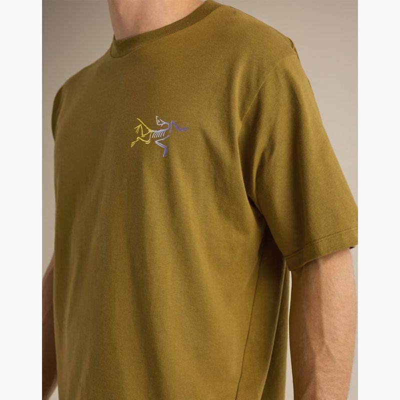 Pánske tričko Arcteryx Kragg Cotton Logo SS bracken 7