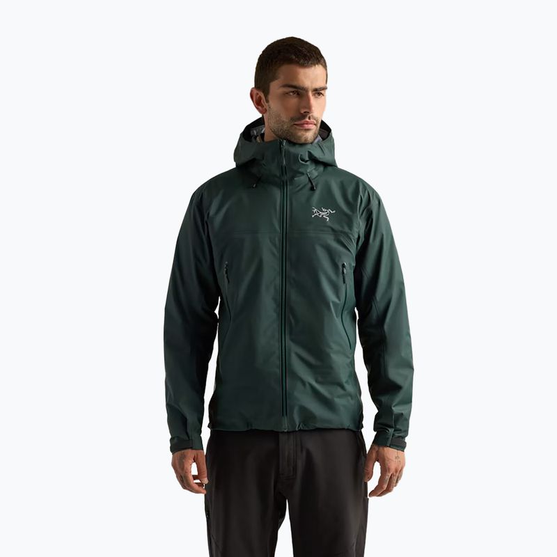 Pánska softshellová bunda Arcteryx Beta SL dark jade