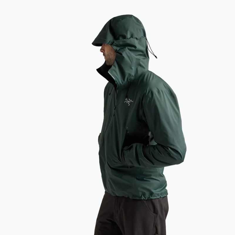 Pánska softshellová bunda Arcteryx Beta SL dark jade 5
